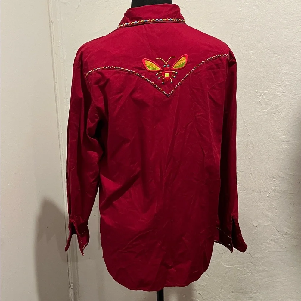 Bob Mackie Wearable Art embroidered shirt - Picture 8 of 12